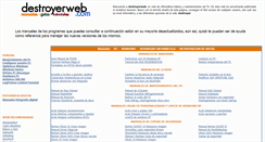 Desktop Screenshot of destroyerweb.com