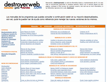 Tablet Screenshot of destroyerweb.com